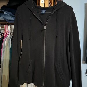 Womens zip up hooded sweatshirt size L